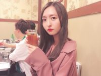 【森保まどか】森保まどか「たまにはお酒飲んでる写真を…ビール最高だ」