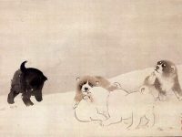 250年前の江戸時代の絵師が描いた子犬可愛すぎて草WWWWWWWWWWWWWWWWWWWWWWWWW【VIP・なんJ】